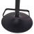 Flash Furniture CH-122070-CHFABBK-GG Contemporary Charcoal Fabric Rounded Mid-Back Adjustable Height Barstool with Black Base addl-8