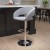 Flash Furniture CH-122070-GYFAB-GG Contemporary Gray Fabric Rounded Mid-Back Adjustable Height Barstool with Chrome Base addl-1