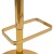 Flash Furniture CH-122070-WH-G-GG Contemporary White Vinyl Rounded Mid-Back Adjustable Height Barstool with Gold Base addl-6