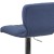 Flash Furniture CH-132330-BLFAB-GG Contemporary Blue Fabric Adjustable Height Barstool with Vertical Stitch Back and Chrome Base addl-10