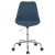 Flash Furniture CH-152783-BL-GG Mid-Back Blue Fabric Task Office Chair with Pneumatic Lift and Chrome Base addl-10