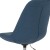 Flash Furniture CH-152783-BL-GG Mid-Back Blue Fabric Task Office Chair with Pneumatic Lift and Chrome Base addl-11