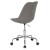 Flash Furniture CH-152783-LTGY-GG Mid-Back Light Gray Fabric Task Office Chair with Pneumatic Lift and Chrome Base addl-7