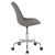 Flash Furniture CH-152783-LTGY-GG Mid-Back Light Gray Fabric Task Office Chair with Pneumatic Lift and Chrome Base addl-9
