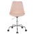 Flash Furniture CH-152783-PK-GG Mid-Back Pink Fabric Task Office Chair with Pneumatic Lift and Chrome Base addl-10
