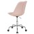 Flash Furniture CH-152783-PK-GG Mid-Back Pink Fabric Task Office Chair with Pneumatic Lift and Chrome Base addl-7