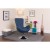 Flash Furniture CH-162430-BL-FAB-GG Egg Series Blue Fabric Side Reception Chair addl-1