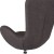 Flash Furniture CH-162430-DKGY-FAB-GG Egg Series Dark Gray Fabric Side Reception Chair addl-7