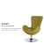 Flash Furniture CH-162430-GN-FAB-GG Egg Series Green Fabric Side Reception Chair addl-3