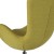 Flash Furniture CH-162430-GN-FAB-GG Egg Series Green Fabric Side Reception Chair addl-7