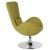 Flash Furniture CH-162430-GN-FAB-GG Egg Series Green Fabric Side Reception Chair addl-8