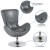 Flash Furniture CH-162430-GY-LEA-GG Egg Series Gray LeatherSoft Side Reception Chair addl-4