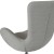 Flash Furniture CH-162430-LTGY-FAB-GG Egg Series Light Gray Fabric Side Reception Chair addl-7