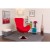 Flash Furniture CH-162430-RED-FAB-GG Egg Series Red Fabric Side Reception Chair addl-1