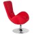 Flash Furniture CH-162430-RED-FAB-GG Egg Series Red Fabric Side Reception Chair addl-8