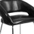 Flash Furniture CH-162731-BK-GG Fusion Series Contemporary Black LeatherSoft Side Reception Chair addl-10