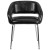 Flash Furniture CH-162731-BK-GG Fusion Series Contemporary Black LeatherSoft Side Reception Chair addl-9