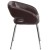Flash Furniture CH-162731-BN-GG Fusion Series Contemporary Brown LeatherSoft Side Reception Chair addl-8