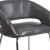 Flash Furniture CH-162731-GY-GG Fusion Series Contemporary Gray LeatherSoft Side Reception Chair addl-7