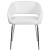 Flash Furniture CH-162731-WH-GG Fusion Series Contemporary White LeatherSoft Side Reception Chair addl-9