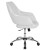 Flash Furniture CH-177280-WH-GG Madrid White LeatherSoft Upholstered Mid-Back Chair addl-9