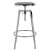 Flash Furniture CH-181070-26S-CHR-GG Industrial Style Swivel Lift Adjustable Height Barstool in Chrome Finish addl-2
