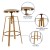 Flash Furniture CH-181070-26S-GLD-GG Industrial Style Swivel Lift Adjustable Height Barstool in Gold Finish addl-4