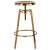 Flash Furniture CH-181070-26S-GLD-GG Industrial Style Swivel Lift Adjustable Height Barstool in Gold Finish addl-7