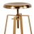 Flash Furniture CH-181070-26S-GLD-GG Industrial Style Swivel Lift Adjustable Height Barstool in Gold Finish addl-9