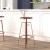 Flash Furniture CH-181070-26S-ROS-GG Industrial Style Swivel Lift Adjustable Height Barstool in Rose Gold Finish addl-1