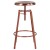Flash Furniture CH-181070-26S-ROS-GG Industrial Style Swivel Lift Adjustable Height Barstool in Rose Gold Finish addl-3