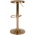 Flash Furniture CH-181220-GD-GG Madrid Series Adjustable Height Gold Retro Barstool addl-4