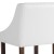 Flash Furniture CH-182020-30-WH-GG 30" Transitional Walnut Barstool with Accent Nail Trim in White LeatherSoft addl-7