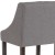 Flash Furniture CH-182020-T-30-DKGY-F-GG 30" Transitional Tufted Walnut Barstool with Accent Nail Trim in Dark Gray Fabric addl-10