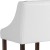 Flash Furniture CH-182020-T-30-WH-GG 30" Transitional Tufted Walnut Barstool with Accent Nail Trim in White LeatherSoft addl-7