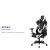 Flash Furniture CH-187230-1-BK-GG X20 Black LeatherSoft Gaming / Racing Office Ergonomic Swivel Chair with Reclining Back addl-3