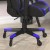 Flash Furniture CH-187230-1-BL-RLB-GG X20 Blue LeatherSoft Gaming / Racing Office Reclining Chair with Transparent Roller Wheels addl-6