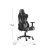 Flash Furniture CH-187230-1-GY-RLB-GG X20 Gray LeatherSoft Gaming / Racing Office Reclining Chair with Transparent Roller Wheels addl-4