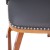 Flash Furniture CH-192162X000PU-24-GY-GG Transitional 24" Gray LeatherSoft Counter Stool with Silver Nailhead Trim, Walnut Wood Frame, Set of 2 addl-9