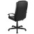 Flash Furniture CH-197051X000-BK-GG High Back Black LeatherSoft-Padded Task Office Chair with Arms addl-7