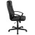 Flash Furniture CH-197051X000-BK-GG High Back Black LeatherSoft-Padded Task Office Chair with Arms addl-9