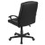 Flash Furniture CH-197220X000-BK-GG Mid-Back Black LeatherSoft-Padded Task Office Chair with Arms addl-7