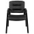 Flash Furniture CH-197221X000-BK-GG Black LeatherSoft Executive Reception Chair with Black Metal Frame addl-10