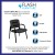 Flash Furniture CH-197221X000-BK-GG Black LeatherSoft Executive Reception Chair with Black Metal Frame addl-3