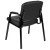 Flash Furniture CH-197221X000-BK-GG Black LeatherSoft Executive Reception Chair with Black Metal Frame addl-7