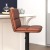 Flash Furniture CH-202071-BR-GG Modern Mid-Back Adjustable Height Cognac LeatherSoft Channel Stitched Bar Stool, Set of 2 addl-6