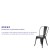 Flash Furniture CH-31230-BK-GG Black Metal Indoor/Outdoor Stackable Chair addl-3