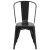 Flash Furniture CH-31230-BK-GG Black Metal Indoor/Outdoor Stackable Chair addl-9