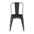 Flash Furniture CH-31230-BK-PL1B-GG Black Metal Indoor/Outdoor Stackable Chair with Black Poly Resin Wood Seat addl-10