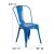 Flash Furniture CH-31230-BL-GG Blue Metal Indoor/Outdoor Stackable Chair addl-5